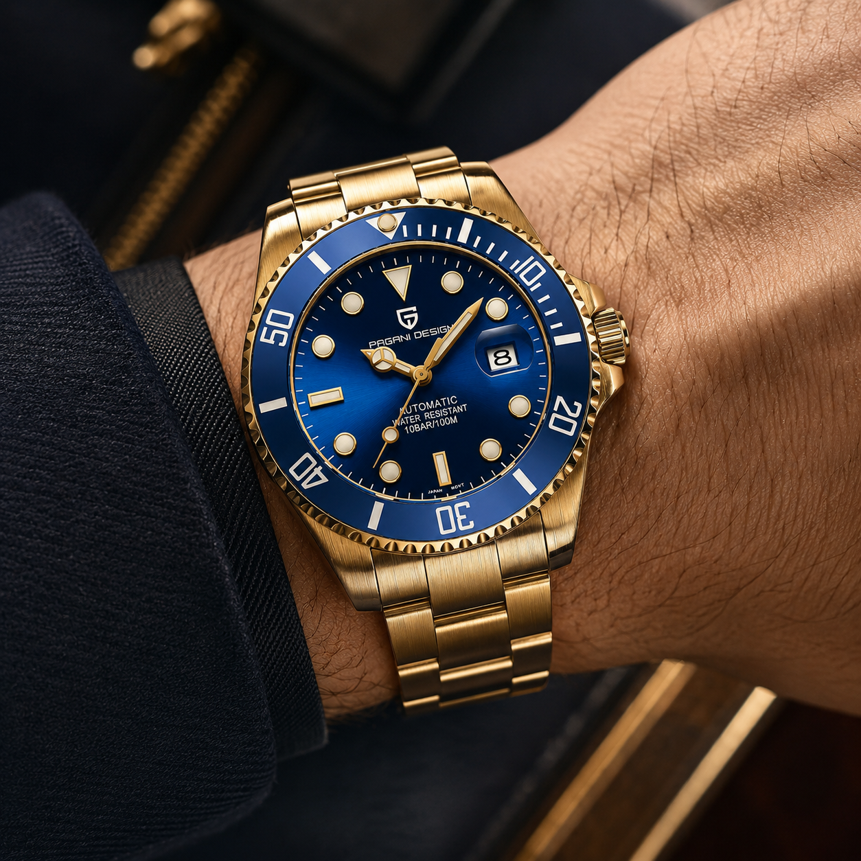 PD-1639 Royal Blue Gold