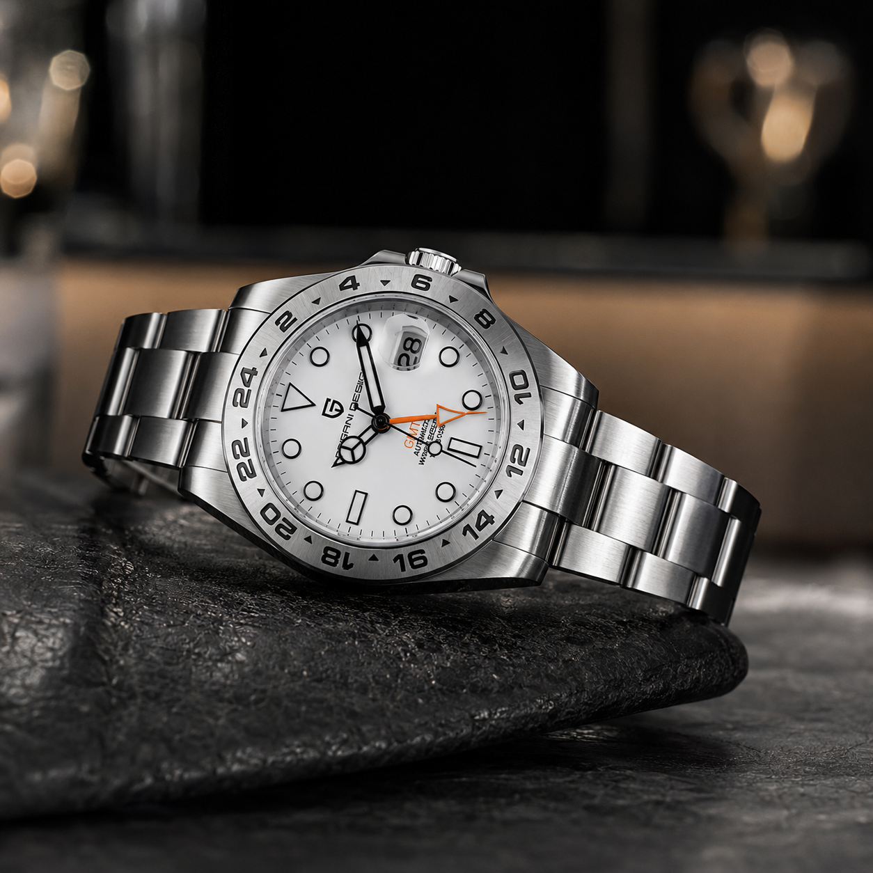 PD-1682 White & Silver