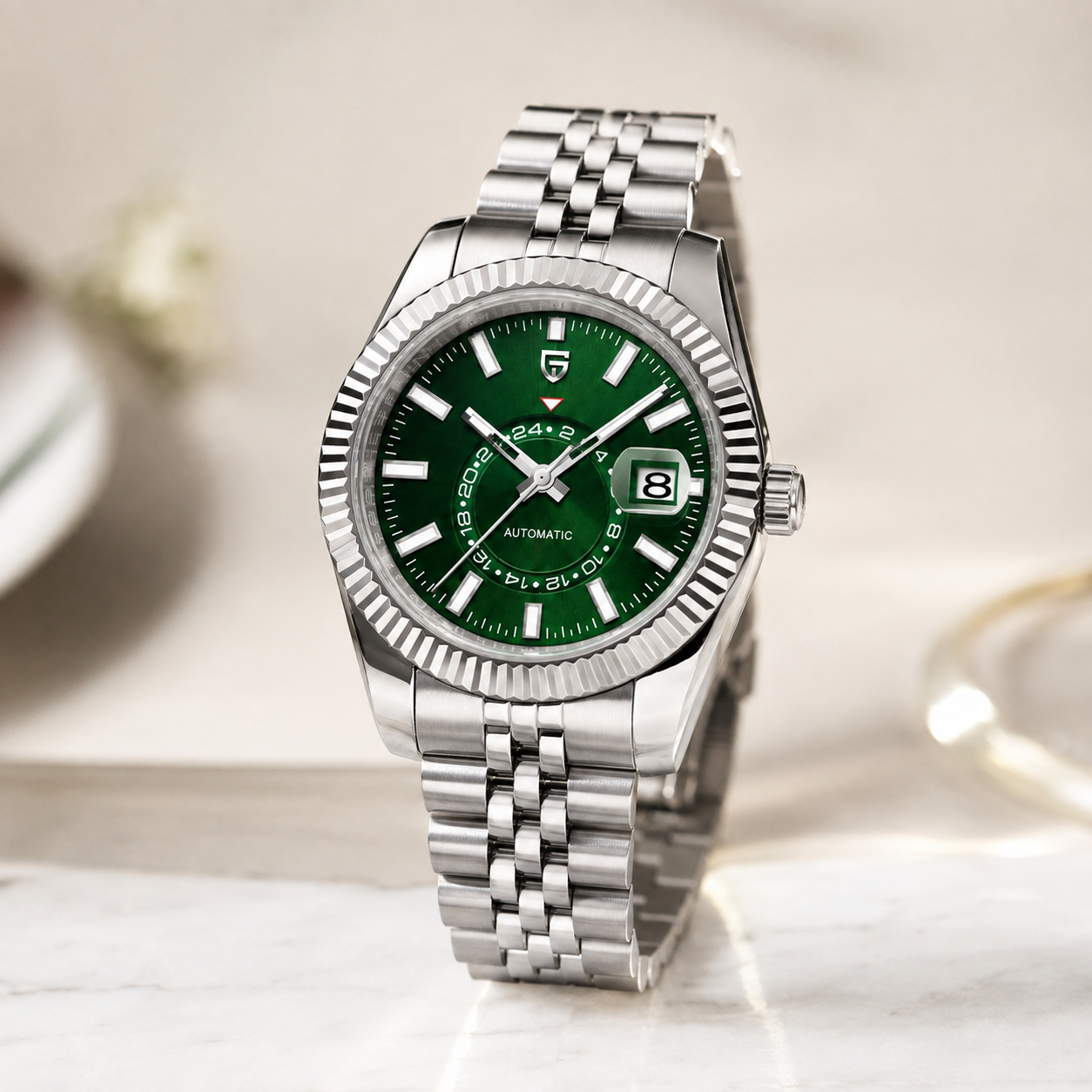 PD-1831 Green & Silver