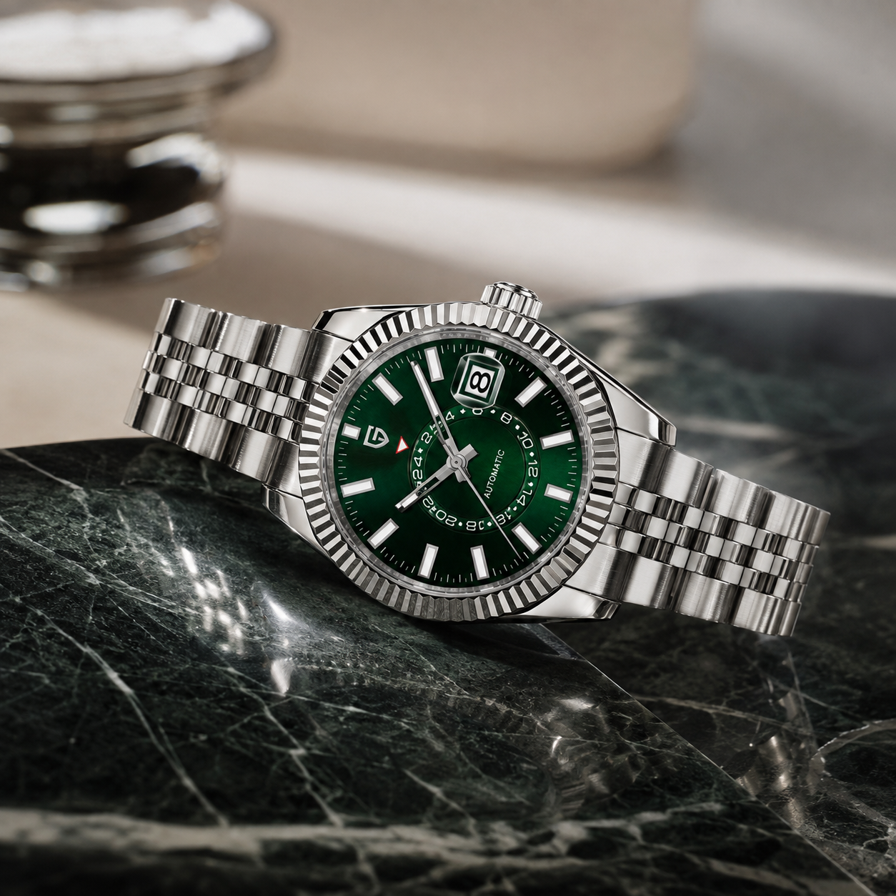 PD-1831 Green & Silver